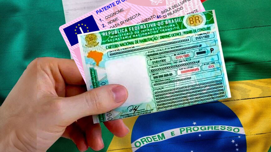 Conversão da CNH brasileira para a habilitação italiana